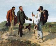 Gustave Courbet Encounter USA oil painting artist